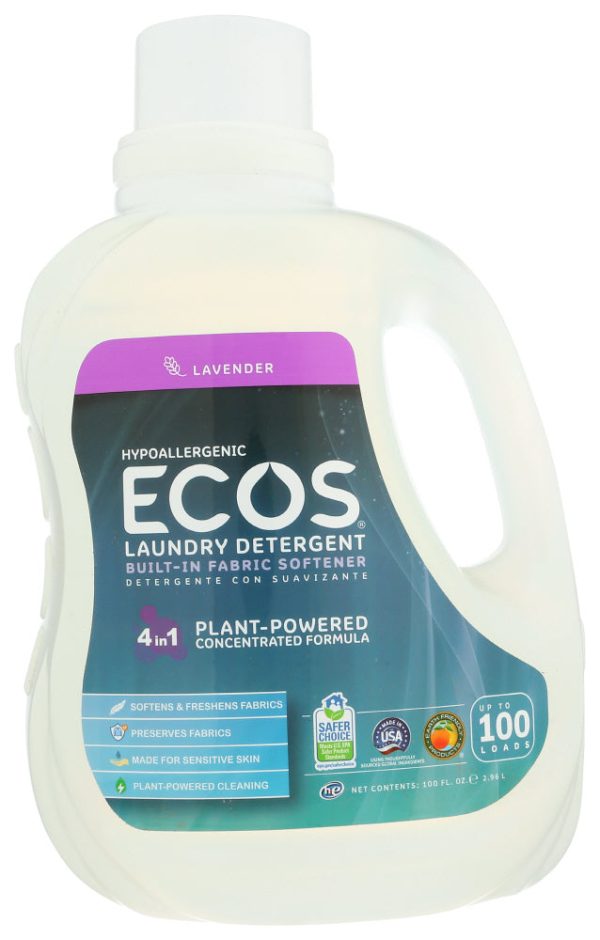 LAUNDRY ECOS LAVENDER   100 OZ   749174098917 Online Hot Sale