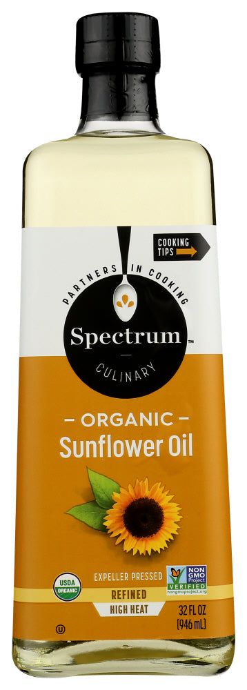 OIL SPECTRUM NATURALS SUNFLOWER ORGANIC   32 OZ   22506117402 on Sale