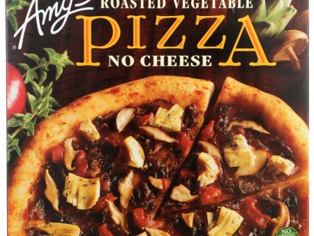 PIZZA AMY S RSTD VEG NO CHEESE     042272001033 For Cheap