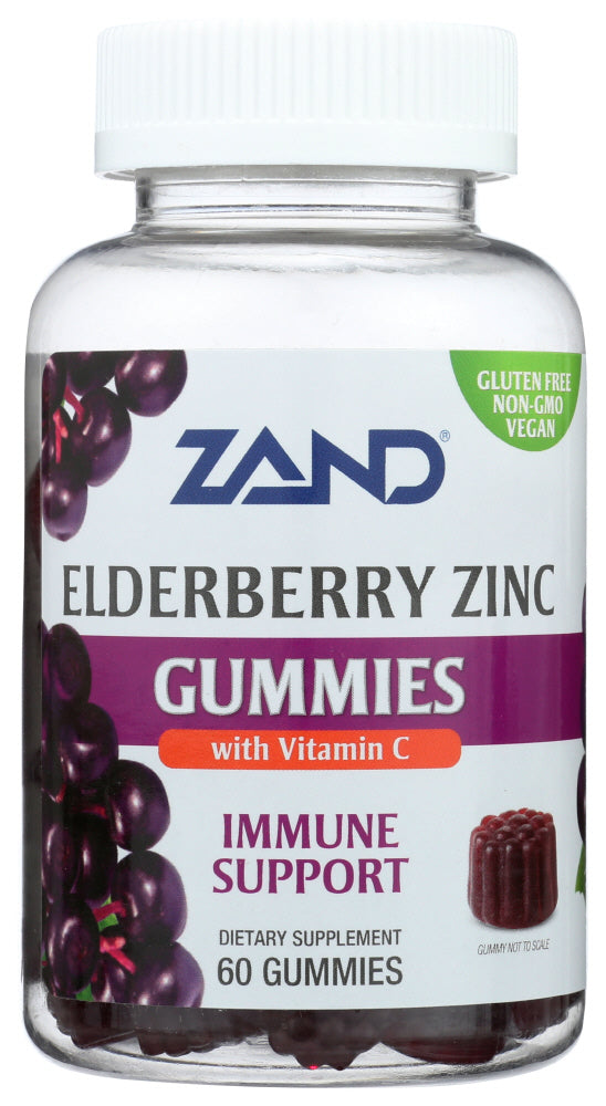 ELDERBERRY ZINC GUMMIES ZAND 60GUMM  60 CAP  041954667437 Cheap