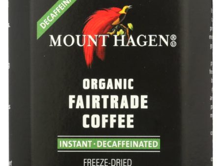 COFFEE MOUNT HAGEN DECAF INSTANT ORGANIC   3.53 OZ   819385023326 For Sale