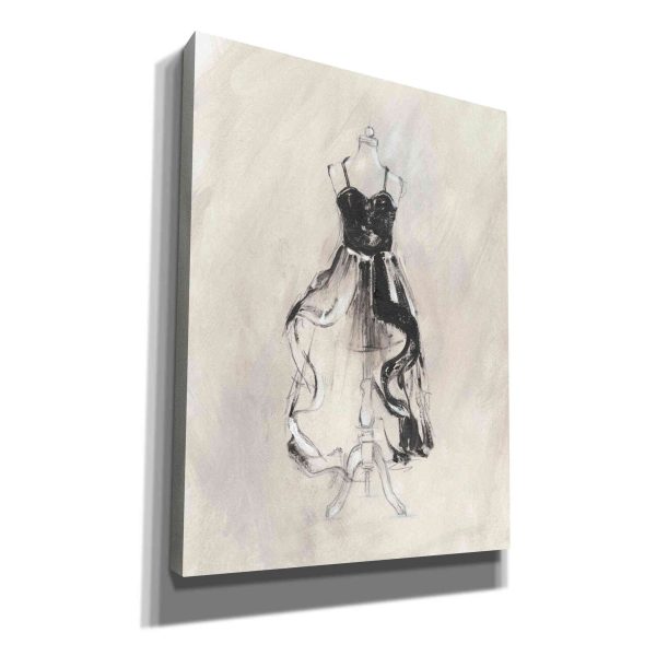 Black Evening Gown II  by Ethan Harper Canvas Wall Art Discount