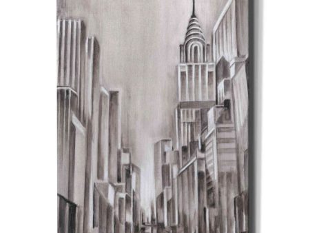 Art Deco Cityscape I  by Ethan Harper Canvas Wall Art Discount