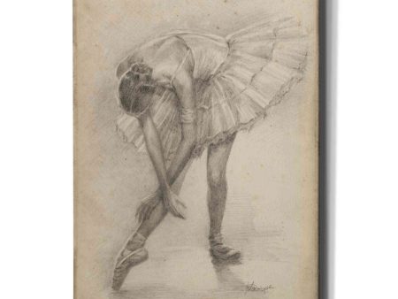 Antique Ballerina Study II  by Ethan Harper Canvas Wall Art Hot on Sale