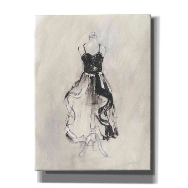 Black Evening Gown II  by Ethan Harper Canvas Wall Art Discount