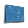 Blueprint Pug  by Ethan Harper Canvas Wall Art on Sale