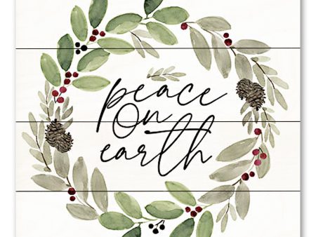 KS222PAL - Peace on Earth Wreath - 12x12 For Cheap